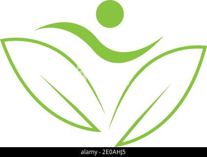 Healthy Life Logo template vector icon Stock Vector