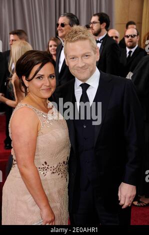 Lindsay Brunnock and Kenneth Branagh arriving at the 84th Annual Academy Awards held at the Kodak Theater in Hollywood, California on February 26, 2012. Photo by David Miller/ABACAPRESS.COM Stock Photo