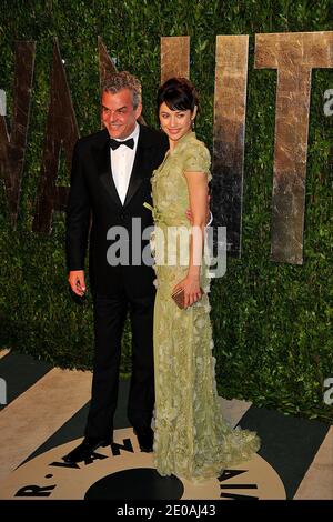 Danny Huston and Olga Kurylenko arriving at the 2012 Vanity Fair Oscar Party, hosted by Graydon Carter, held at the Sunset Tower Hotel in Los Angeles, CA on February 26, 2012. Photo by Vince Bucci/ABACAPRESS.COM Stock Photo