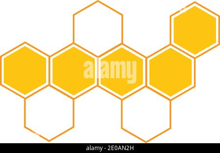 Honeycomb background texture illustration design Stock Vector