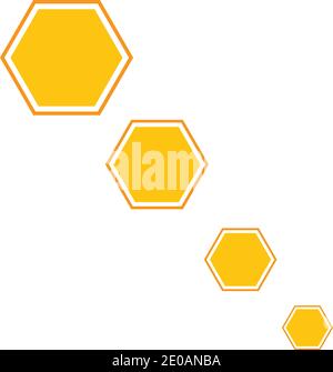 Honeycomb background texture illustration design Stock Vector