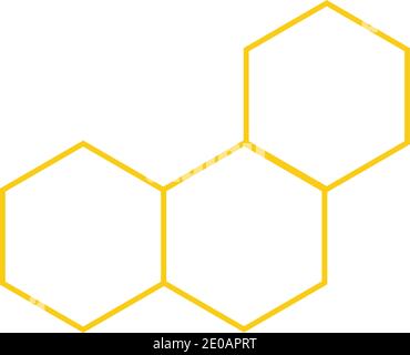 Honeycomb background texture illustration design Stock Vector