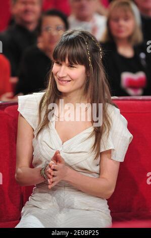 Singer Camille (real name Camille Dalmais) at the taping of Vivement Dimanche on February 1, 2012 in Paris, France. Photo by Max Colin/ABACAPRESS.COM Stock Photo