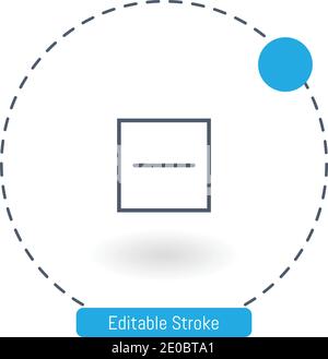 dry vector icon editable stroke outline icons for web and mobile Stock Vector