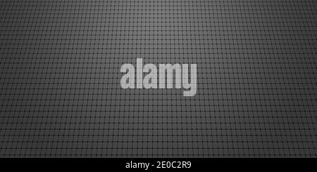 Gray abstract background with gradient, grid texture in perspective. Stock Photo