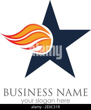 Star icon Template vector illustration design Stock Vector