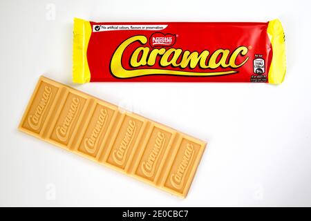 Nestlé Caramac Chocolate Bar Stock Photo
