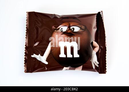 Packet of Milk Chocolate M&Ms, USA Stock Photo - Alamy