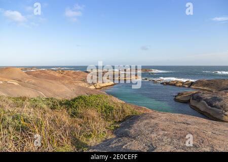 The Elephant Rock in the William Bay National Park close to Denmark in Western Australia Stock Photo