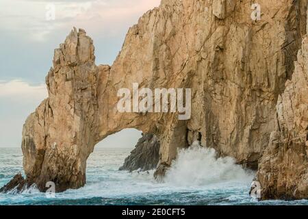 The famous granite arch at Land's End, Cabo San Lucas, Baja California Sur, Mexico Stock Photo