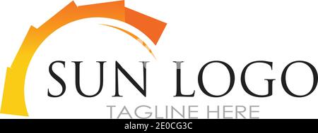 Sun Vector illustration Icon Logo Template design Stock Vector