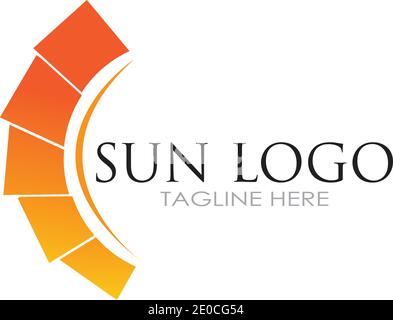 Sun Vector illustration Icon Logo Template design Stock Vector