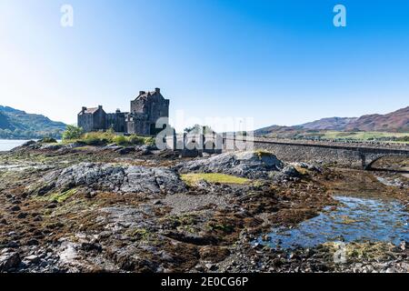 Eilean Donan Castle, Highlands, Scotland, United Kingdom, Europe Stock Photo