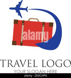 Travel logo vector icon design template-vector Stock Vector