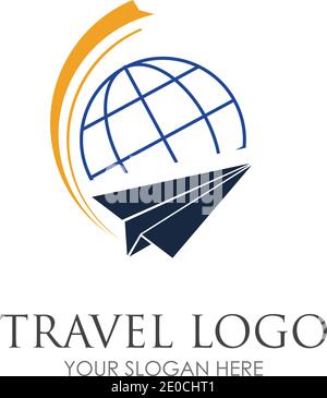 Travel logo vector icon design template-vector Stock Vector
