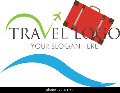 Travel logo vector icon design template-vector Stock Vector