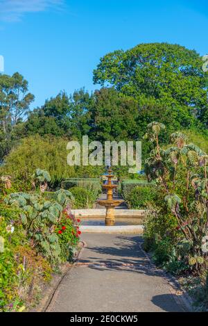 Government gardens at Port Arthur Historic site in Tasmania, Australia Stock Photo