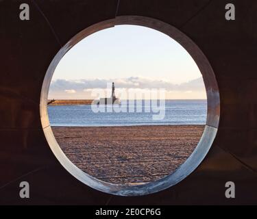 The Lighthouse on Roker Pier, Sunderland Stock Photo - Alamy