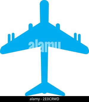 Airplane logo Template vector illustration icon design Plane Icon Vector. Stock Vector