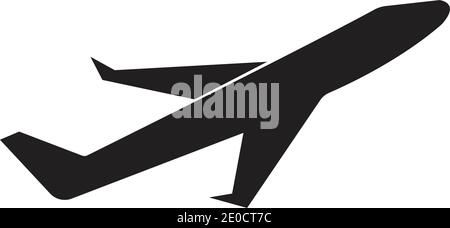Airplane logo Template vector illustration icon design Plane Icon Vector. Stock Vector