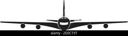 Airplane logo Template vector illustration icon design Plane Icon Vector. Stock Vector