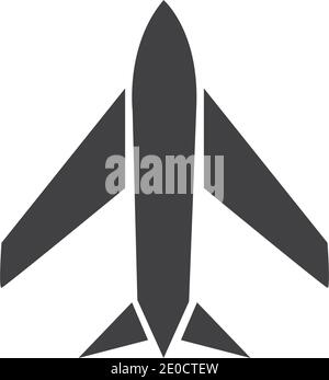 Airplane logo Template vector illustration icon design Plane Icon Vector. Stock Vector