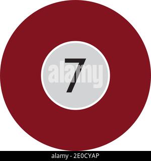Billiard logo template vector icon design - Vector billiard balls icon Vector illustration design template - Vector Stock Vector