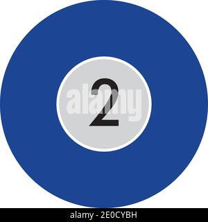 Billiard logo template vector icon design - Vector billiard balls icon Vector illustration design template - Vector Stock Vector