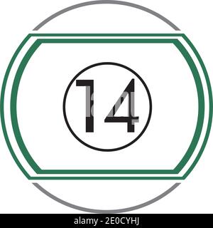 Billiard logo template vector icon design - Vector billiard balls icon Vector illustration design template - Vector Stock Vector