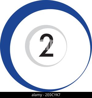 Billiard logo template vector icon design - Vector billiard balls icon Vector illustration design template - Vector Stock Vector