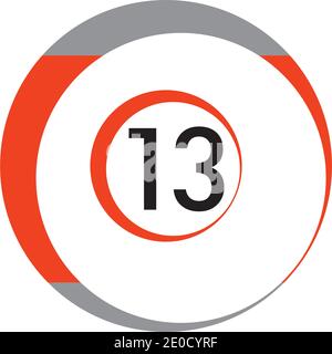 Billiard logo template vector icon design - Vector billiard balls icon Vector illustration design template - Vector Stock Vector
