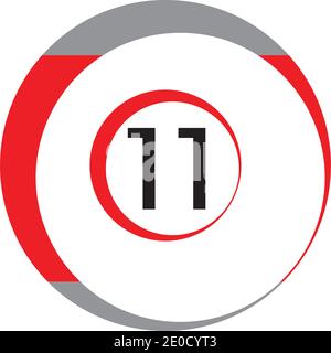 Billiard logo template vector icon design - Vector billiard balls icon Vector illustration design template - Vector Stock Vector