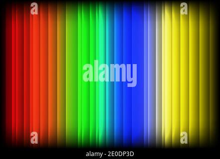 Abstract shining multicolor background with vertical stripes. Stock Vector