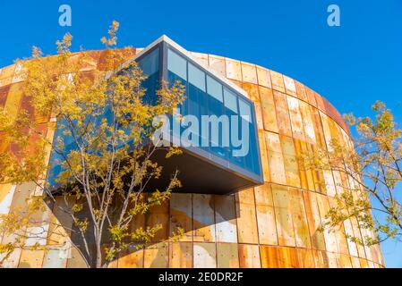 Oil Tank culture park at Seoul presents repurposed oil storage tanks as cultural venues, Republic of Korea Stock Photo