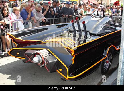 The Batmobile, Adam West honored with his own Star on the Hollywood Walk of Fame in Hollywood, Los Angeles, CA, USA on April 5, 2012. (Pictured: The Batmobile). Photo by Baxter/ABACAPRESS.COM Stock Photo