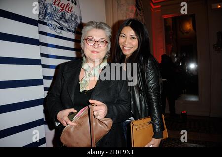 Josiane Balasko and Anggun attending the New Coca Cola light bottle designed by Jean-Paul Gaultier launch party held at the Trianon in Paris, France on April 12, 2012. Photo by Alban Wyters/ABACAPRESS.COM Stock Photo