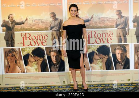 Spanish actress Penelope Cruz attends the photocall of 'To Rome With Love' the new film of Woody Allen on April 13, 2012 in Rome, Italy. Photo by Eric Vandeville/ABACAPRESS.COM Stock Photo