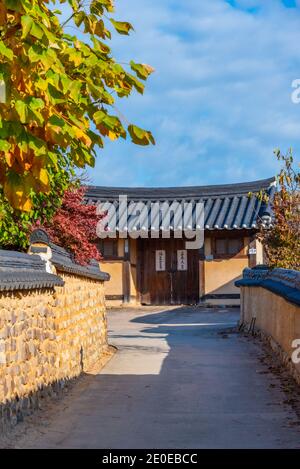Andong Hahoe folk village make It to the UNESCO List, south korea Stock ...