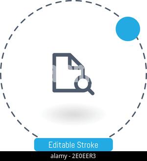 preview vector icon editable stroke outline icons for web and mobile Stock Vector