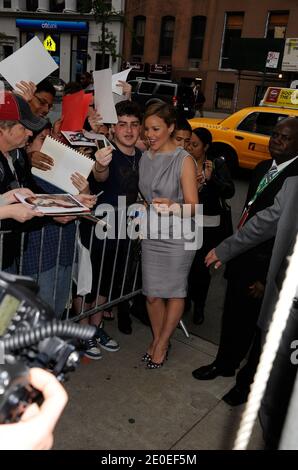 Abbie Cornish attending 'The Girl' premiere during the 2012 Tribeca Film Festival held at the SVA Theatre in New York City, NY, USA, on April 20, 2012. Photo by Graylock/ABACAPRESS.COM Stock Photo