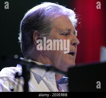 Brian Wilson with the Beach Boys performs in concert on their 50th Anniversary tour Hollywood Fort Lauderdale, FL, USA, on May 04, 2012. Photo by Michael Allen/ABACAPRESS.COM Stock Photo