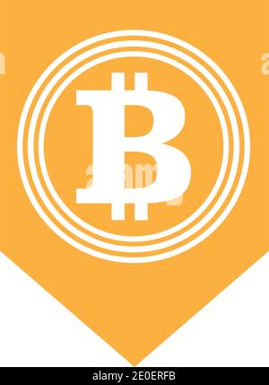 Bitcoin icon vector illustration design Stock Vector