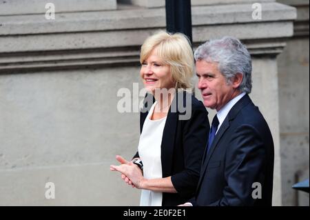 Claude Serillon and Catherine Ceylac arriving at the Elysee Palace for newly elected President Francois Hollande's inauguration, in Paris, France on May 15, 2012. Photo by Mousse/ABACAPRESS.COM Stock Photo