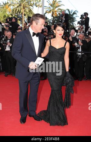 Alec Baldwin, Hilaria Thomas arriving for the opening ceremony and Moonrise Kingdom screening as part of the 65th Cannes International Film Festival, at the Palais des Festivals in Cannes, southern France on May 16, 2012. Photo by Frederic Nebinger/ABACAPRESS.COM Stock Photo