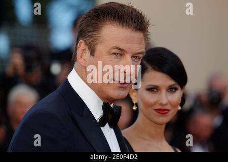 Alec Baldwin, Hilaria Thomas arriving for the opening ceremony and Moonrise Kingdom screening as part of the 65th Cannes International Film Festival, at the Palais des Festivals in Cannes, southern France on May 16, 2012. Photo by Frederic Nebinger/ABACAPRESS.COM Stock Photo