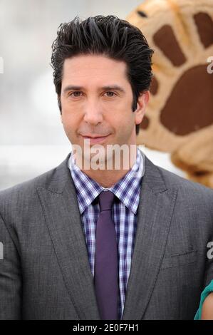 David Schwimmer posing at the Madagascar 3 photocall held at the Palais Des Festivals as part of the 65th International Cannes Film Festival in Cannes, France on May 19, 2012. Photo by Lionel Hahn/ABACAPRESS.COM Stock Photo