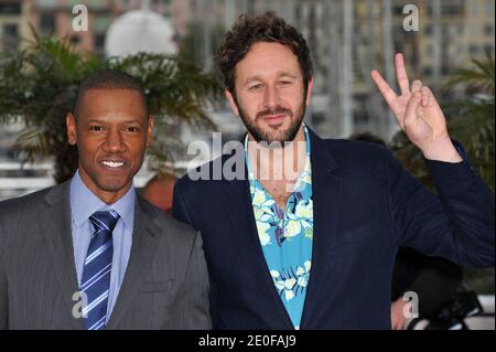 Actor Tory Kittles and actor Chris O'Dowd posing during the 'The Sapphires' photocall at the 65th Cannes film festival, in Cannes, southern France, on May 20, 2012. Photo by Aurore Marechal/ABACAPRESS.COM Stock Photo