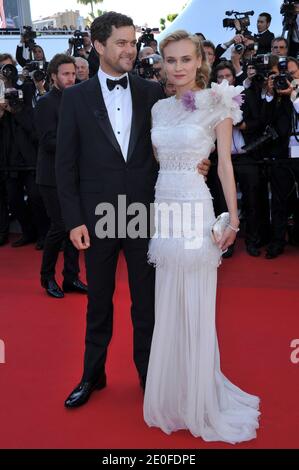Member of the jury, German actress Diane Kruger and partner US actor Joshua Jackson arriving at the 'Killing them softly' premiere at the 65th Cannes film festival, in Cannes, southern France, on May 22, 2012. Photo by Aurore Marechal/ABACAPRESS.COM Stock Photo