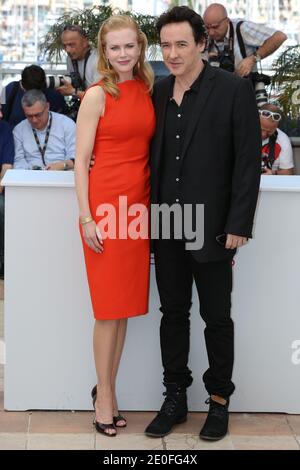 Nicole Kidman and John Cusack attending the 'Paperboy' photocall during the 65th Annual Cannes Film Festival at the Palais des Festivals in Cannes, southern France on May 24, 2012. Photo by Frederic Nebinger/ABACAPRESS.COM Stock Photo