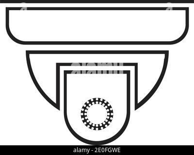 Security camera cctv icon, sign CCTV vector design Vector illustration of cctv and camera symbol Stock Vector